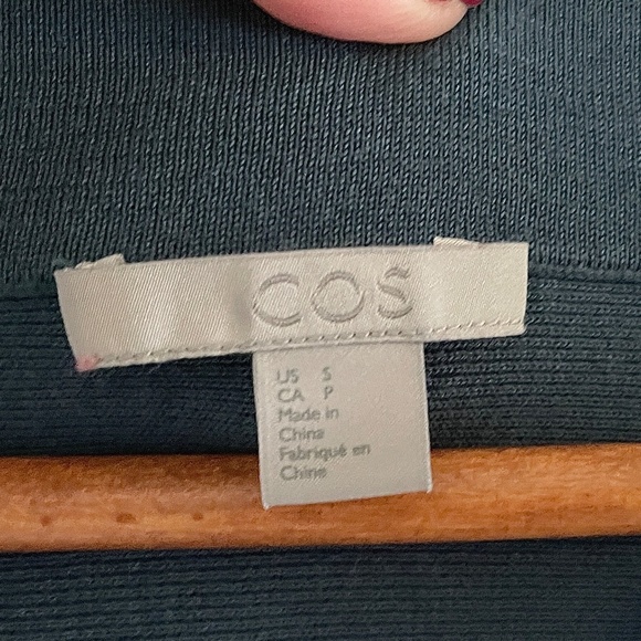 COS Blue and Gray Long Sleeve Dress - Picture 6 of 14